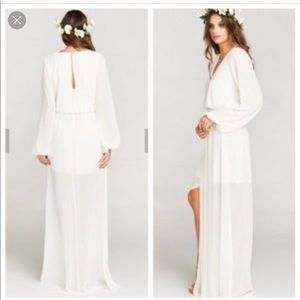 Show me your mumu XL Jocelyn maxi white